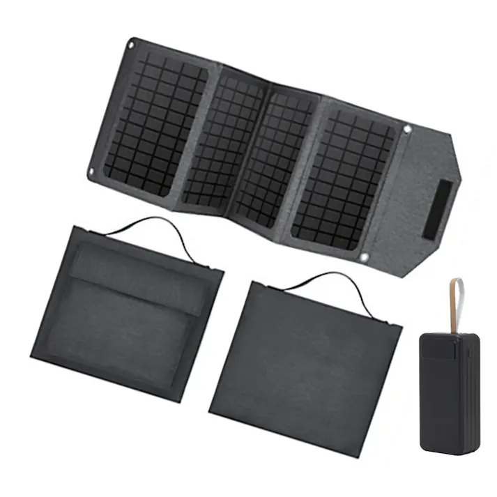 大容量コンパクトバッテリー&ソーラーパネルセット/カラー:ブラック 停電 アウトドア スマホ 充電 太陽光 USB-C LEDライト付き 4種の保護機能(過電流・過電圧・短絡・過熱保護)付きで安全 コンパクト 大容量50,000mAh 【送料込み】 #4562331902362 flife