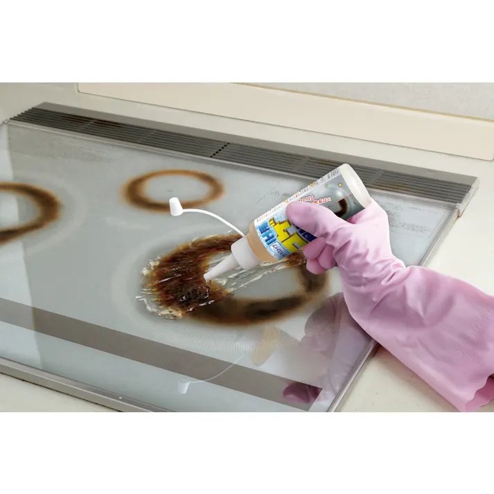 コゲ取り名人2本組 【IH用】 油汚れ コゲ・汚れ 溶ける 水で洗い流すだけ 傷つけずピカピカに 液だれしにくいジェルタイプ IH用:IH・ガラストップのコンロに 【送料込み】 #4995312127315 flife