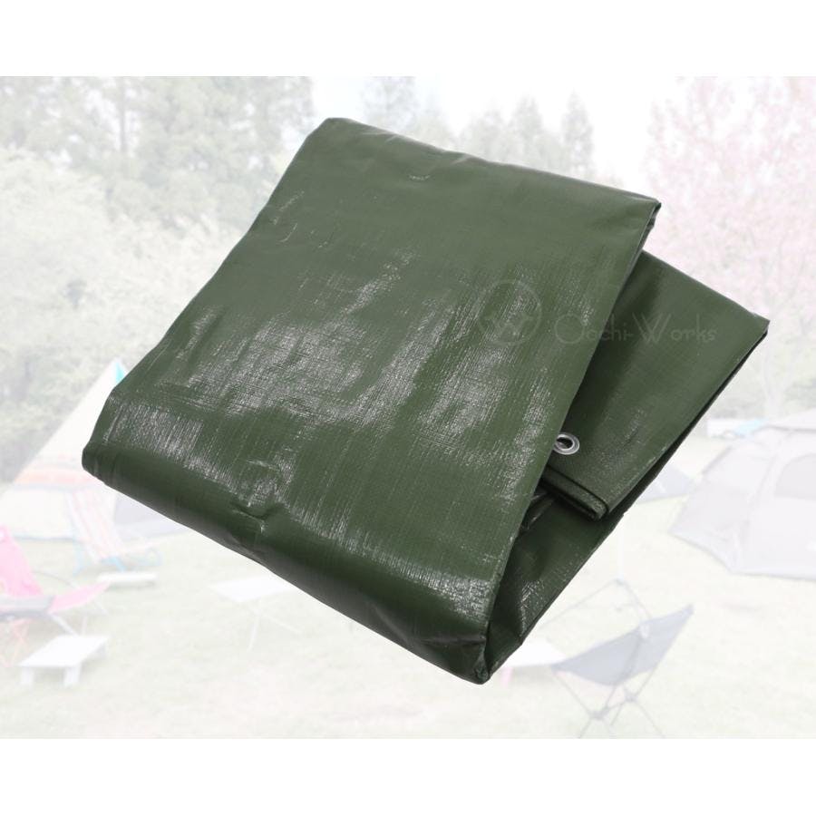 UVシート アウトドアシート #4000 ODグリーン 3.6ｍ×3.6ｍ 4000番 グランドシート レジャーシート キャンプシート 【送料無料】