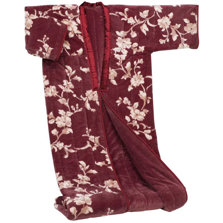 テイジン(R)ウォーマル(R)使用マイヤー2枚合わせ わた入りかいまき毛布 1枚 ブラウン 【送料込み】 #4544899114203 flife