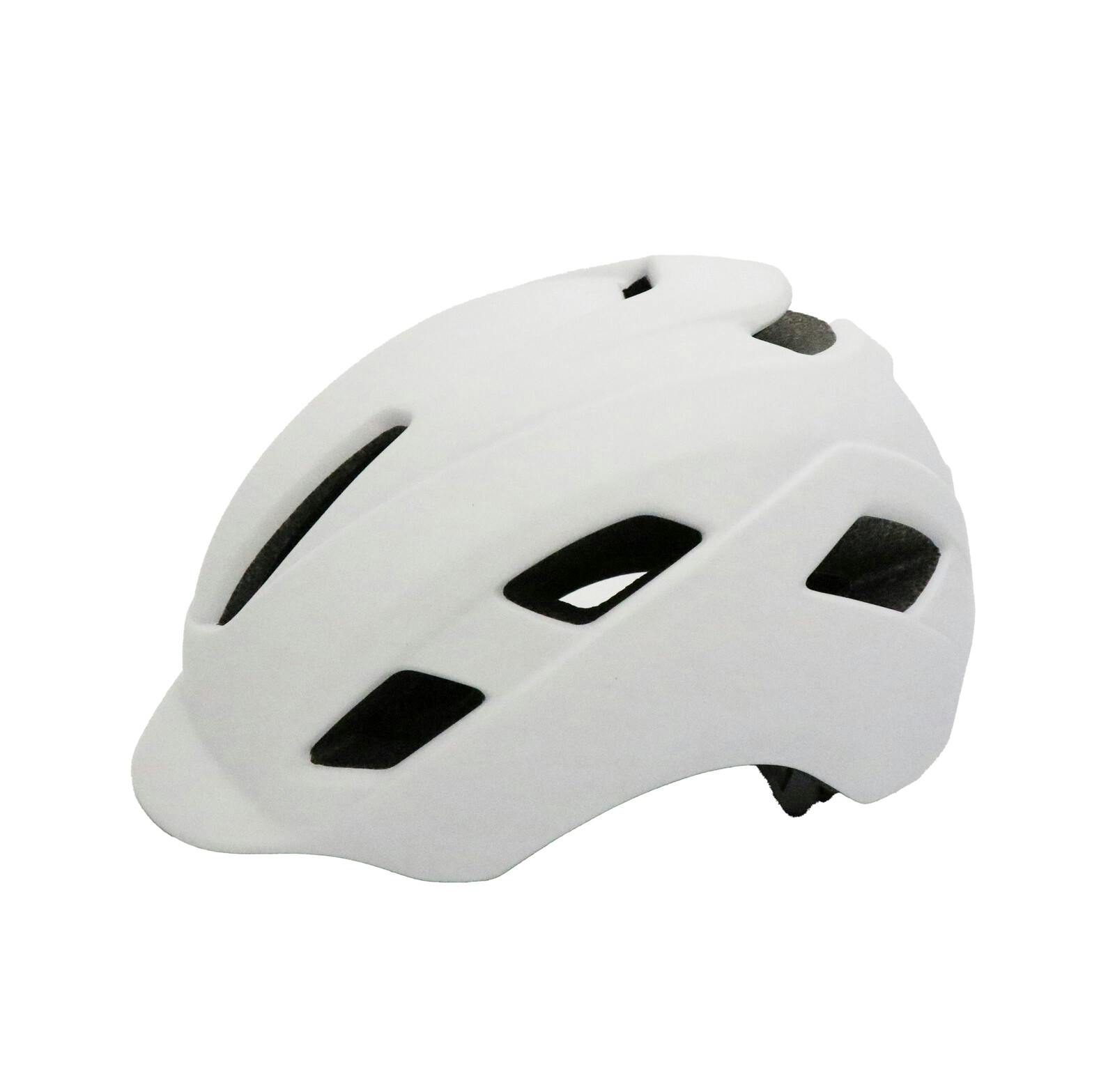 自転車用軽量ヘルメット ホワイト M 【送料込み】 ＃4562350999374 flife