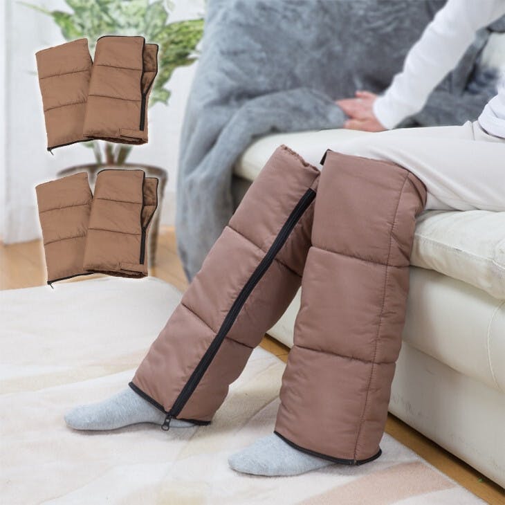 あったか5WAYレッグウォーマー 2足組 【送料込み】 ＃4589978108193