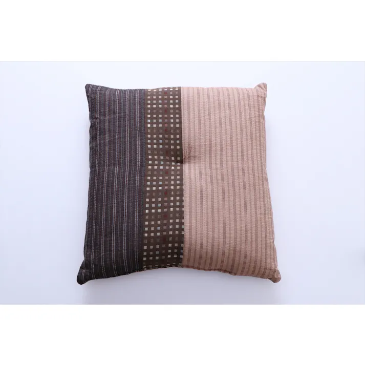 日本製 銘仙判座布団 同色4枚組 ゆかり ブラウン 【送料込み】 #4589978833620 flife