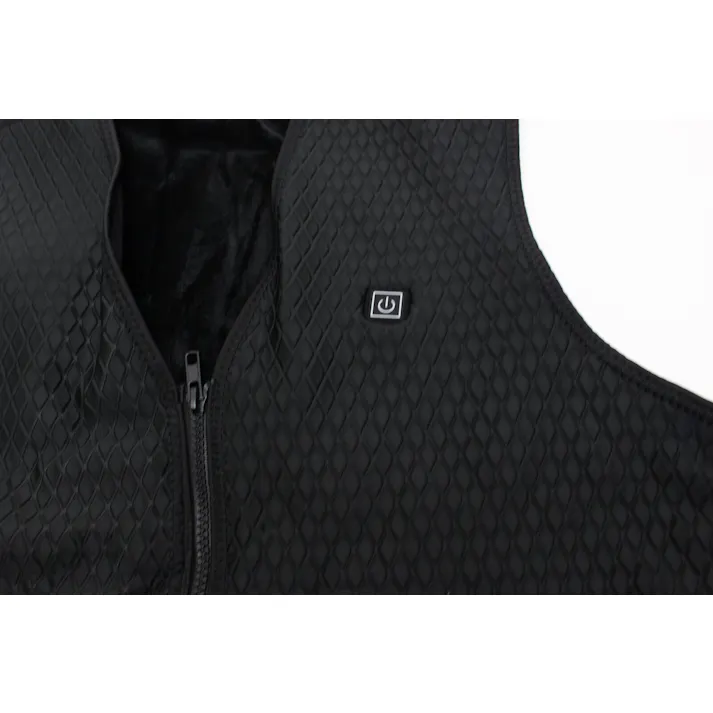 発熱ヒーターベスト ACアダプター+モバイルバッテリー付き L 【送料込み】 #4589978836263 flife