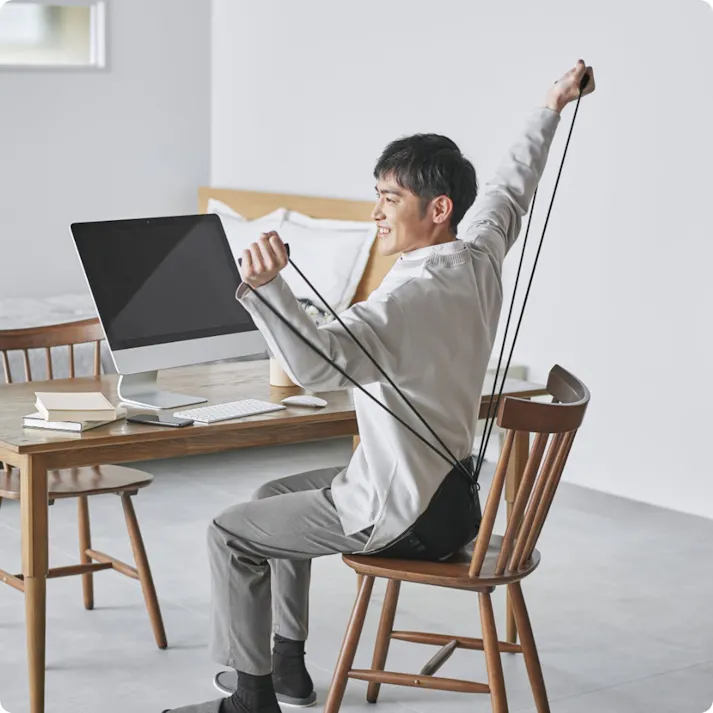 肩甲骨ストレッチチェアー 2個組 ベージュ 【送料込み】 #4589978836287 flife