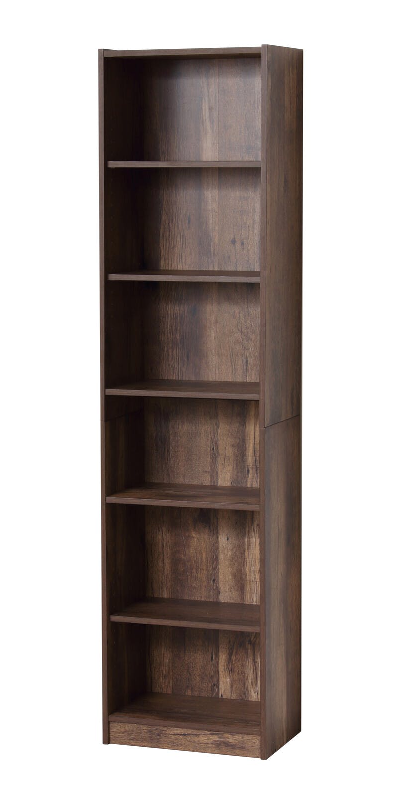 らくらく組立 大容量書棚 45cm幅 ダークブラウン 【送料込み】 ＃4954877255031 flife