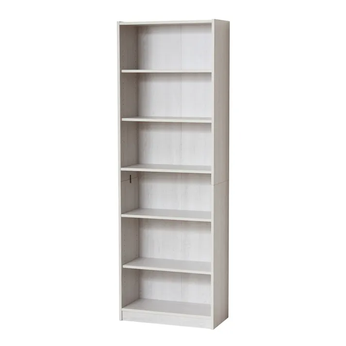 らくらく組立 大容量書棚 60cm幅 ホワイト 【送料込み】 #4954877255048 flife