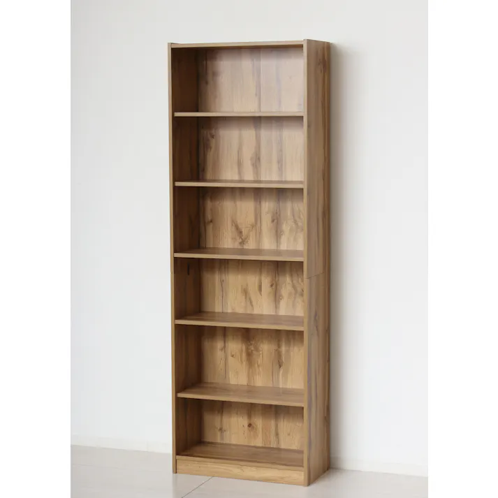 らくらく組立 大容量書棚 60cm幅 ナチュラル 【送料込み】 #4954877255055 flife