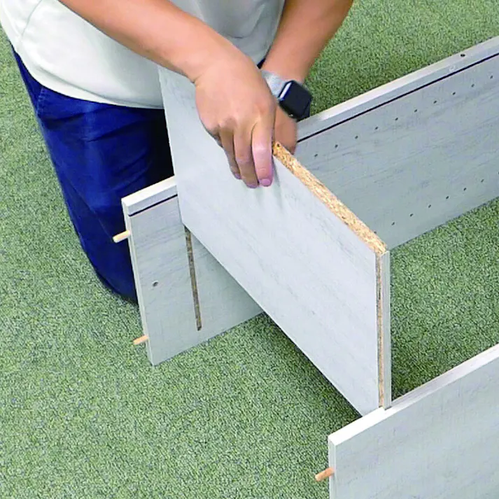 らくらく組立 大容量書棚 60cm幅 ナチュラル 【送料込み】 #4954877255055 flife