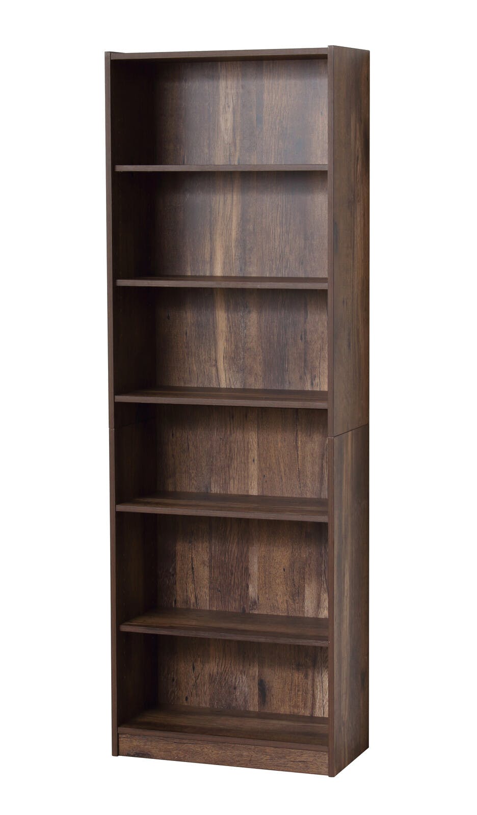 らくらく組立 大容量書棚 60cm幅 ダークブラウン 【送料込み】 ＃4954877255062 flife