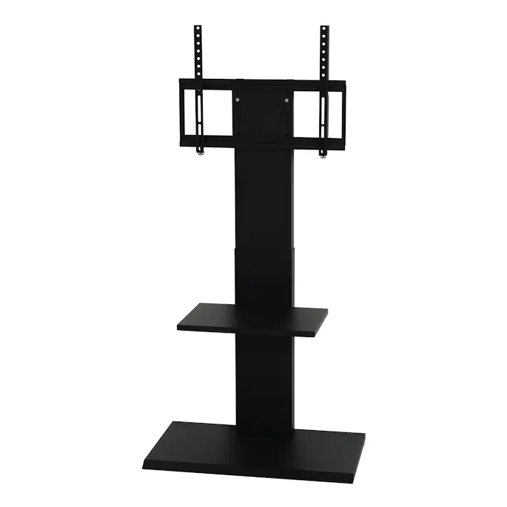 壁掛け風テレビ台 ハイタイプ ブラック 【送料込み】 #4954877326472 flife