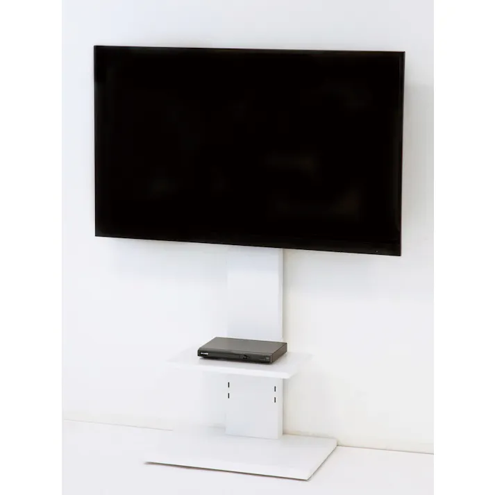 壁掛け風テレビ台 ロータイプ ホワイト 【送料込み】 #4954877948353 flife