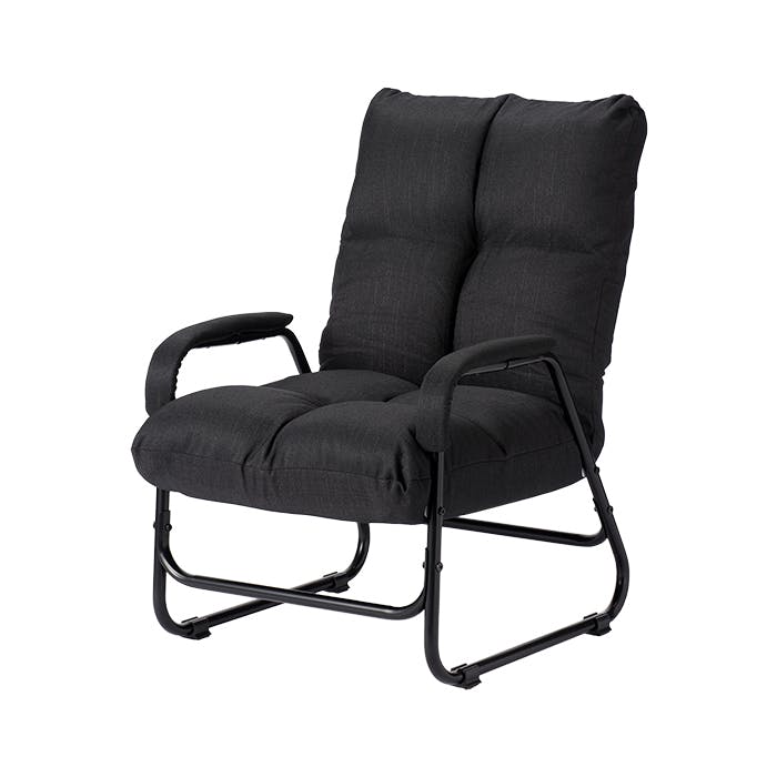 高座椅子 リクライニング ハイバック 肘付き 折りたたみ 高齢者 一人掛け 和座椅子