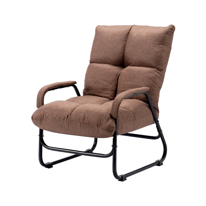 高座椅子 リクライニング ハイバック 肘付き 折りたたみ 高齢者 一人掛け 和座椅子