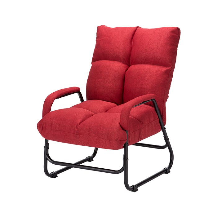 高座椅子 リクライニング ハイバック 肘付き 折りたたみ 高齢者 一人掛け 和座椅子