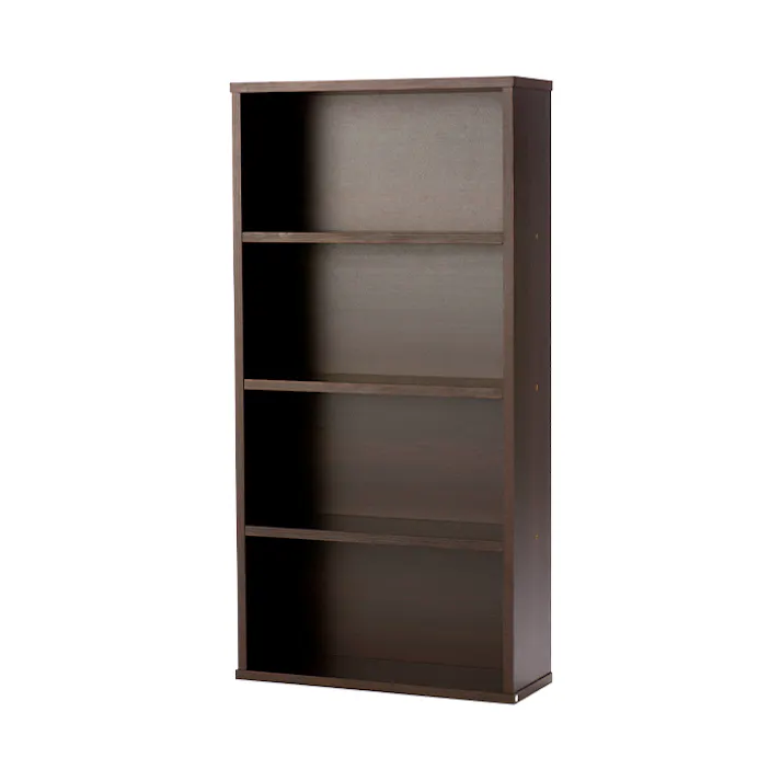 本棚 スリム コミックラック 薄型 4段 幅45cm 書棚 CDラック DVDラック 同色2個セット