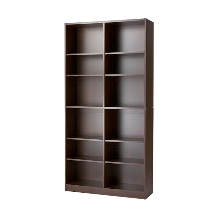 本棚 大容量 書棚 木製 2列 6段 幅90cm 高さ180cm カラーボックス コミックラック 収納 棚