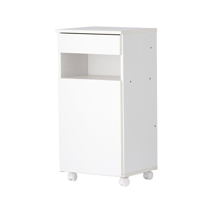 キャビネット キャスター付き サイドワゴン 収納ボックス 扉付き 引出し マルチラック