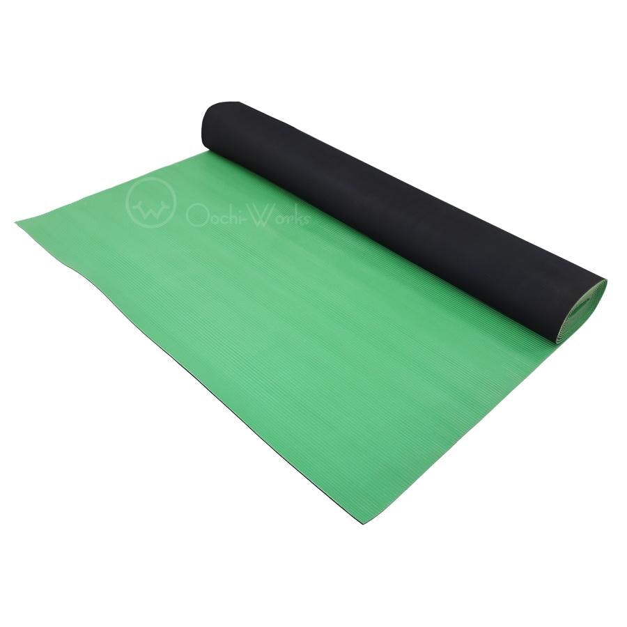 B山ゴムマット 3ｍｍ×1ｍ×5ｍ 21kg ヨコ筋 歩行者マット 通路マット ゴムマット