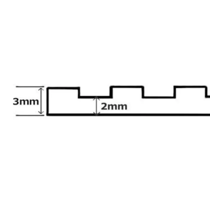 B山ゴムマット 3mm×1m×10m 歩行者マット 通路マット ゴムマット