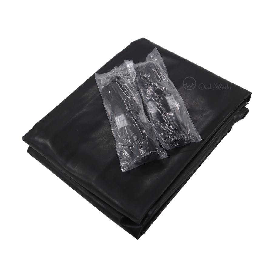 トラックシート ブラック 3号 2.3m×3.6m コードゴム4ｍ×2本付き 2tトラック エステル帆布 荷台シート