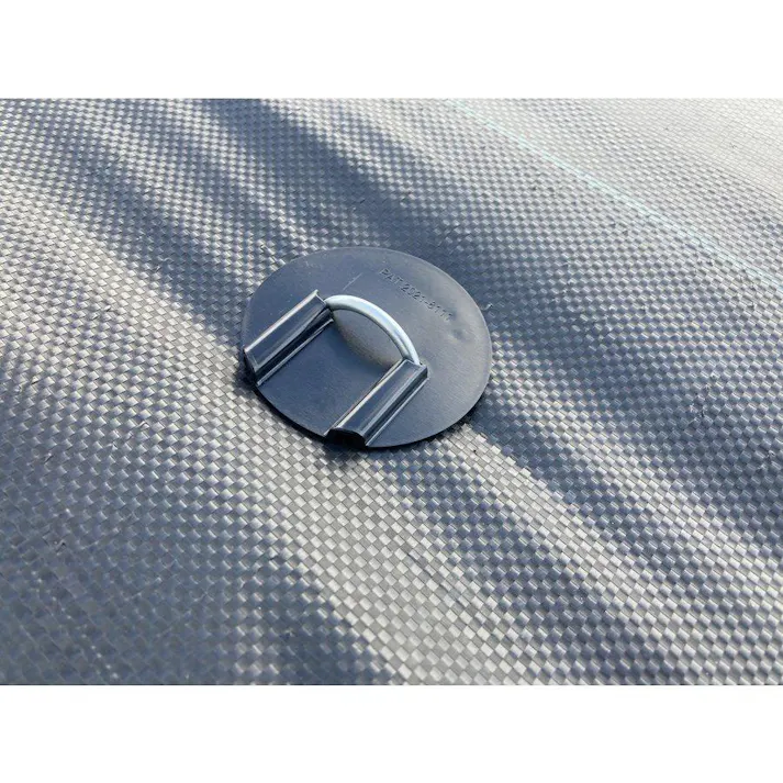 くるっとピン 100本セット 防草シートピン 20cm 黒丸付き 簡単シートピン 【送料無料】