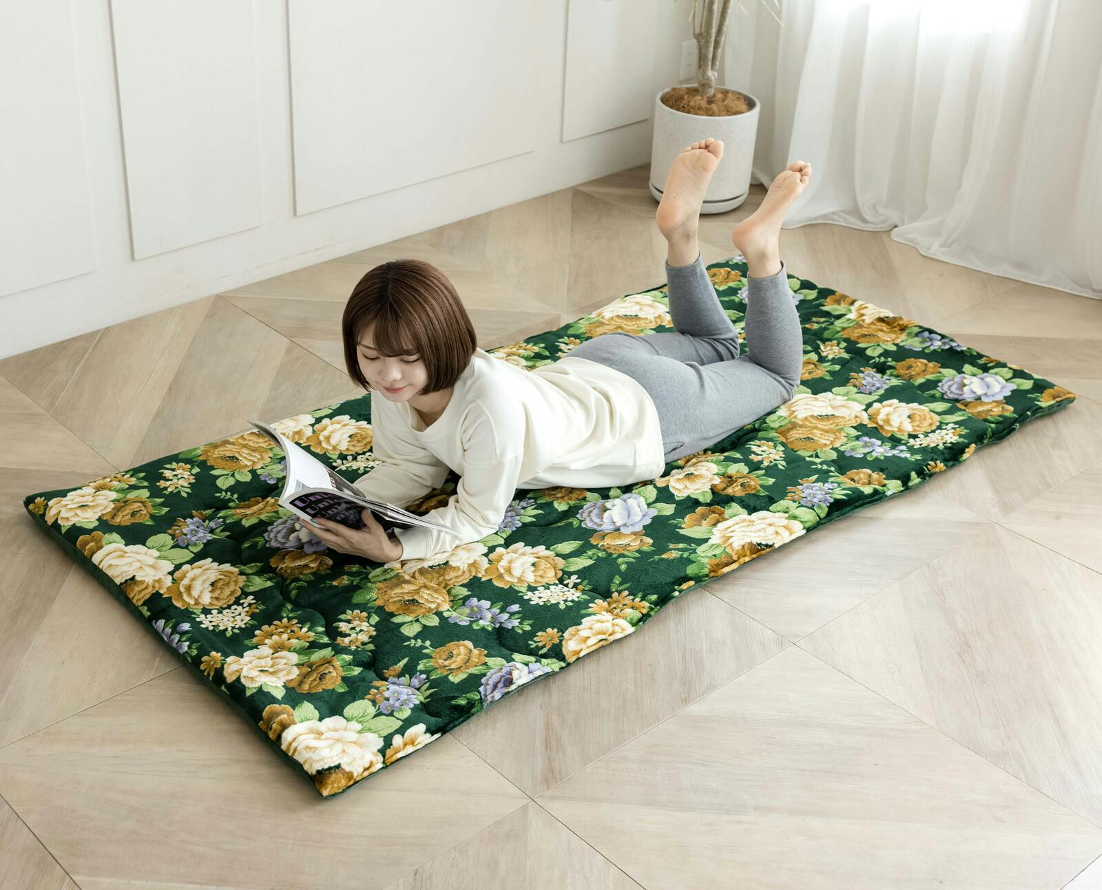 ごろ寝毛布布団 長座布団 【120cm幅】  【送料込み】 ＃4544899132078 flife