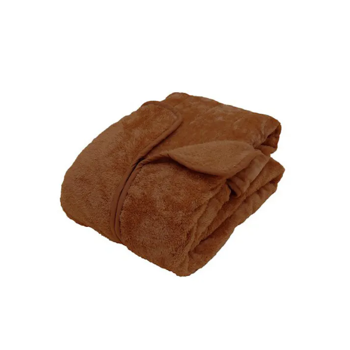 吸湿発熱寝袋毛布敷パッド シングル 【ブラウン】 【送料込み】 #4544899134508 flife