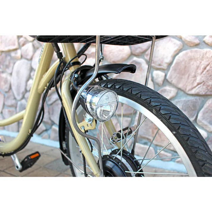 ノーパンク電動アシスト三輪自転車 【送料込み】 #4562369182699 flife