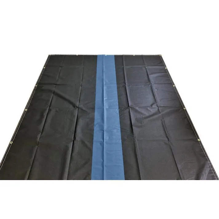 トラックシート 荷台シート 2.3×3.5 2tトラックシート ブラック&グレー エステル帆布 厚手 荷台カバー