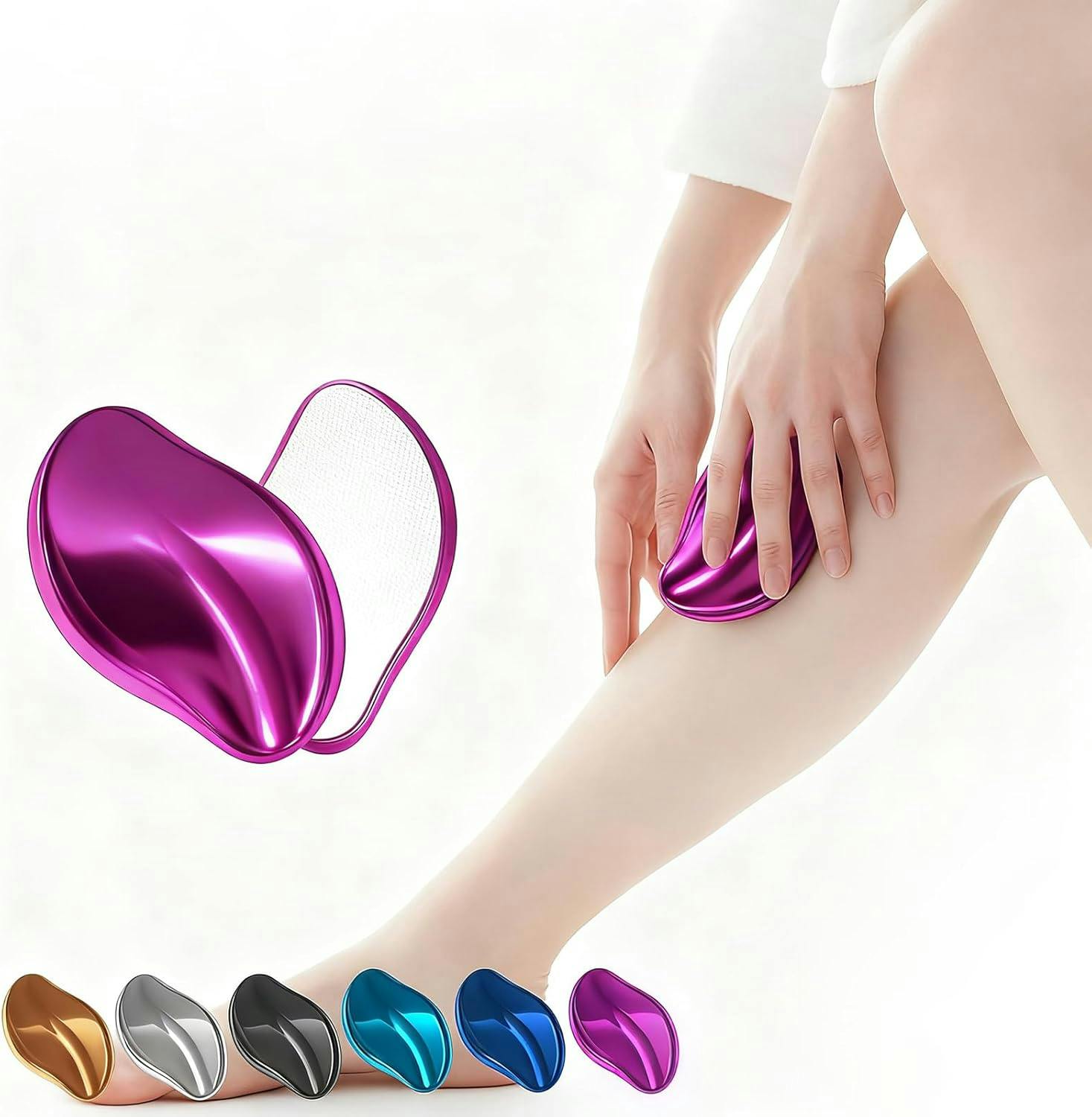 脱毛器 無痛脱毛器 メンズ レディース 脱毛 角質ヘア 脱毛機 防水 手動 電気不要 清潔 美肌 腕 脚 太もも ムダ毛処理 便利 軽量 物理脱毛 痛くない 操作簡単