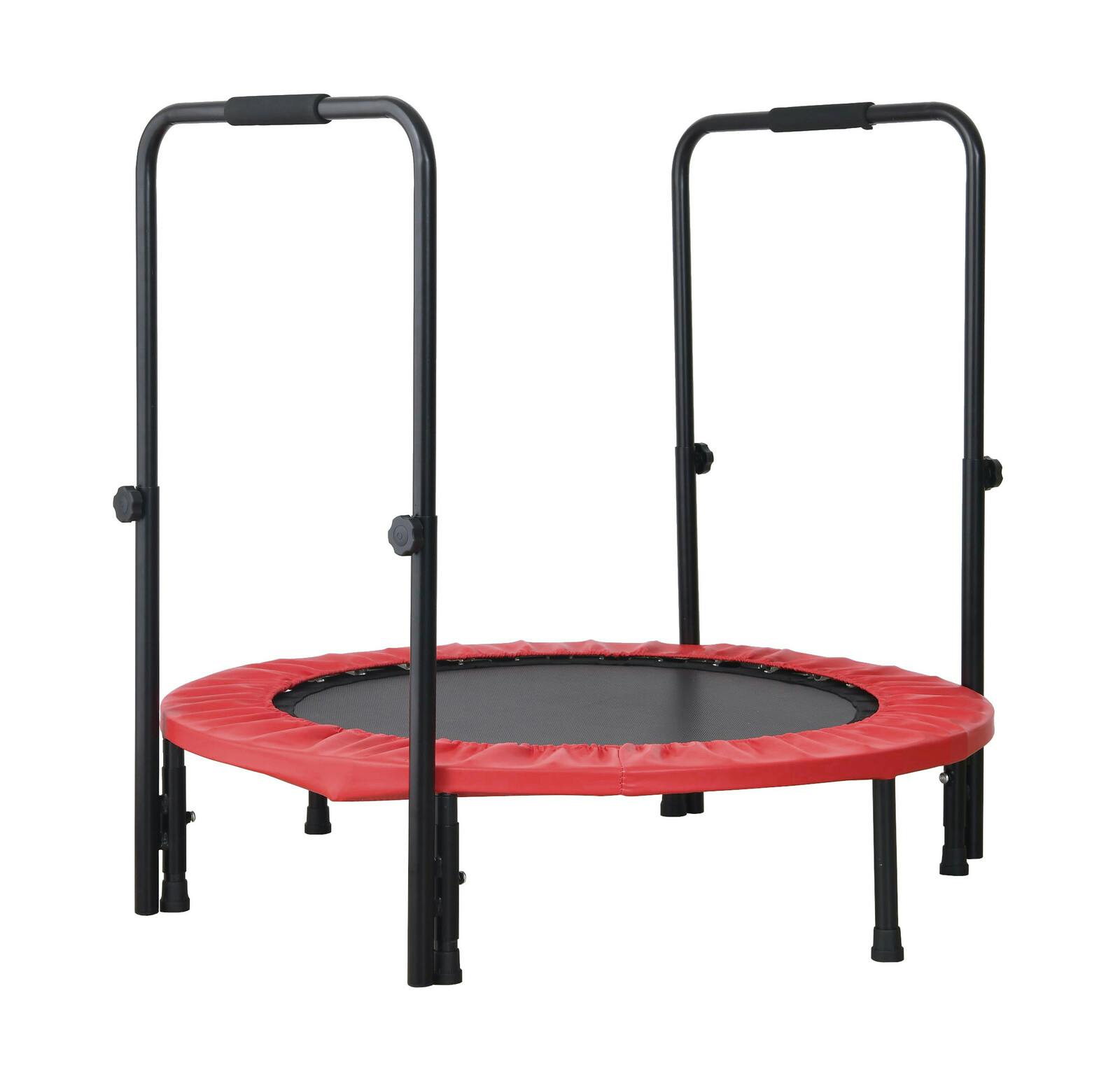 両手すり付きトランポリン    【送料込み】 ＃4589792850971 flife