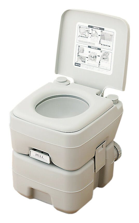本格派ポータブル水洗トイレ  【20Lタイプ】  【送料込み】 ＃54902 flife