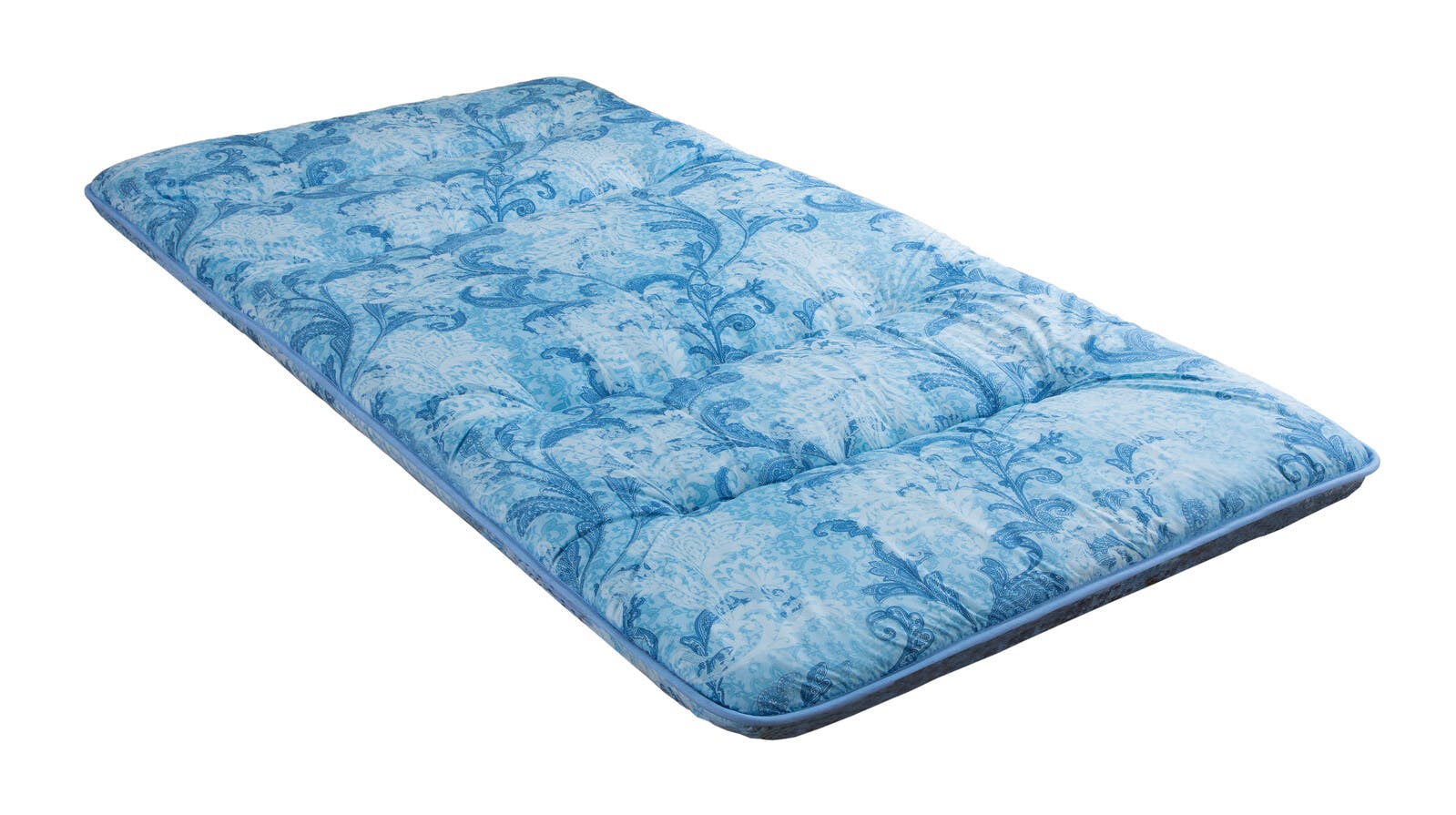 日本製 防ダニ・抗菌防臭加工ボリュームバランス敷布団 【セミダブル 1枚】【ブルー】 【送料込み】 ＃a3206120 flife