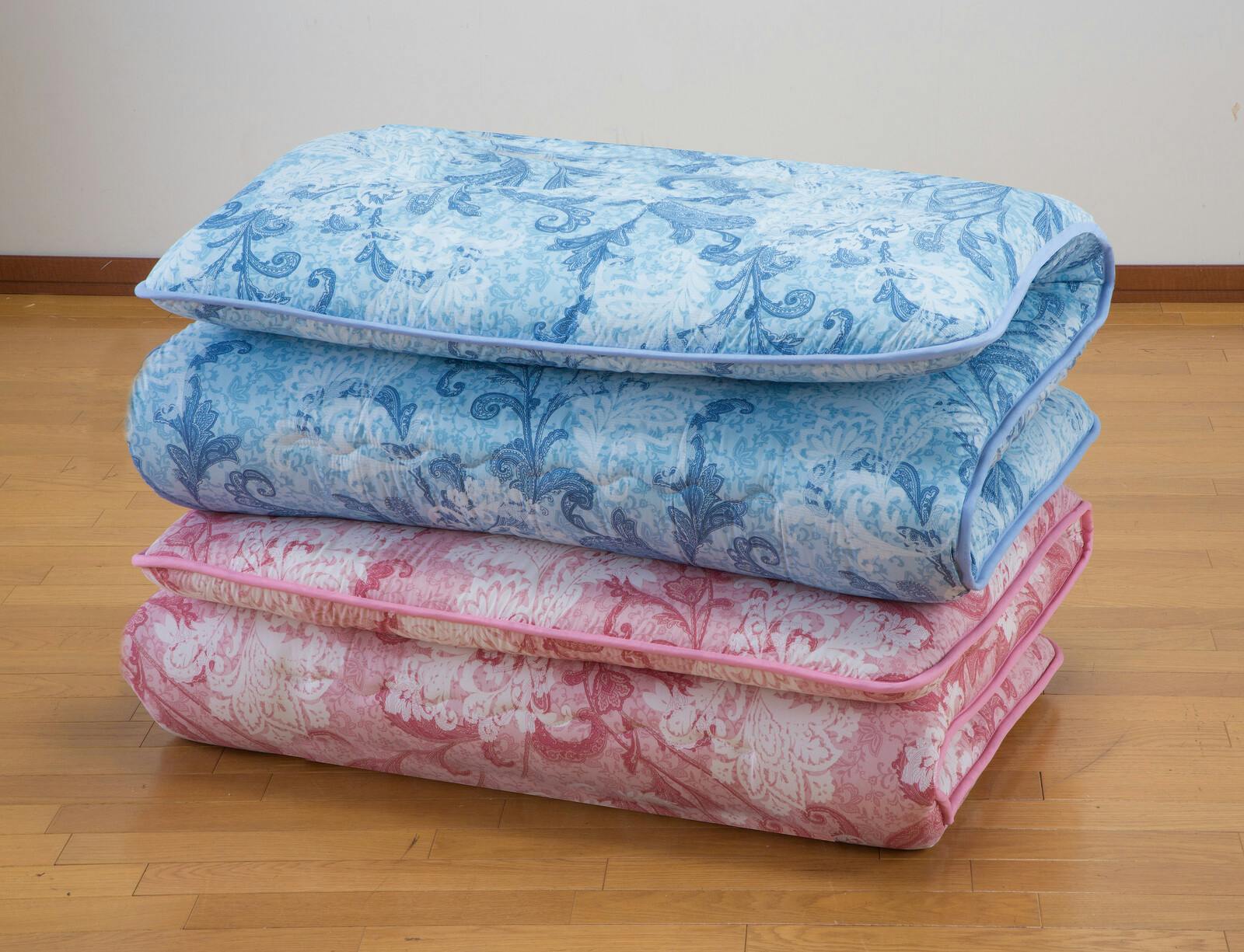 日本製 防ダニ・抗菌防臭加工ボリュームバランス敷布団 【ダブル 1枚】【ピンク】 【送料込み】 ＃a3206210 flife