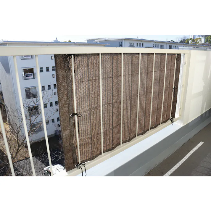 ベランダの目隠しシート 【2枚組】【ブラウン】 【送料込み】 #a32508 flife