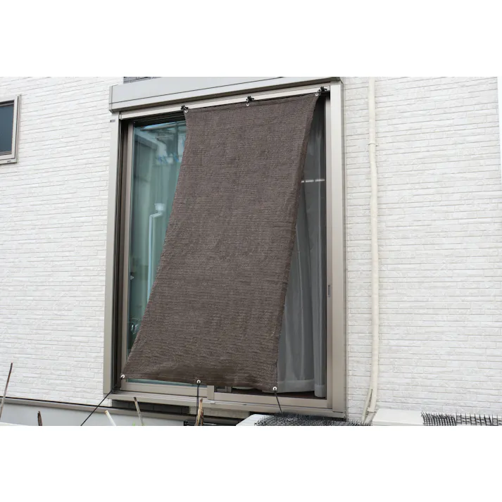 ベランダの目隠しシート 【2枚組】【ブラウン】 【送料込み】 #a32508 flife