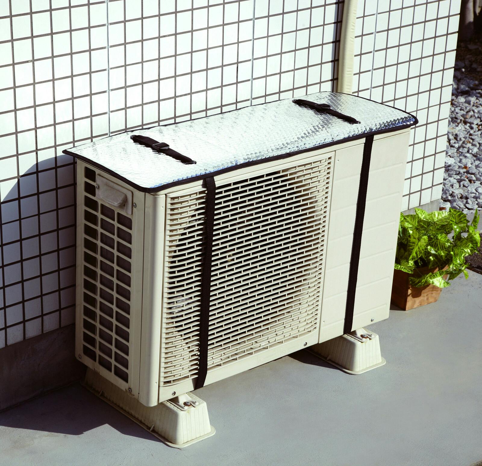 エアコン室外機遮熱パネル4枚組    【送料込み】 ＃a32605 flife