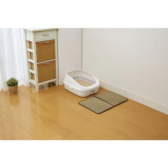 猫砂飛び散り防止マット 【送料込み】 #a32630 flife