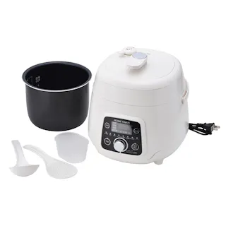 電気圧力鍋 2.5L 電気鍋 圧力鍋 コンパクト 小型 圧力調理 タイマー 手軽 時短 保温 便利 調理家電 角煮 カレー 煮物