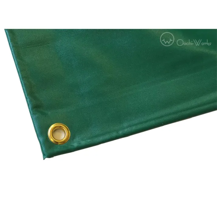 ハイゼットジャンボシート スロープ型 シート単品 グリーン (前部)2.0m・(後部)1.9m×(長さ)1.93m コードゴム4m×2本付き 台形シート