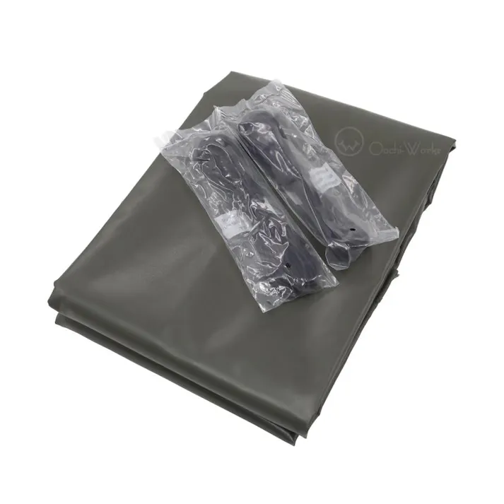 ハイゼットジャンボシート スロープ型 シート単品 OD 国防色 (前部)2.0m・(後部)1.9m×(長さ)1.93m コードゴム4m×2本付き 台形シート