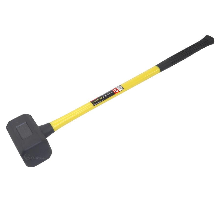 ショックレス八角カケヤ 6P×890ｍｍ グラスファイバー柄 6ポンド ショックレスハンマー 【送料無料】