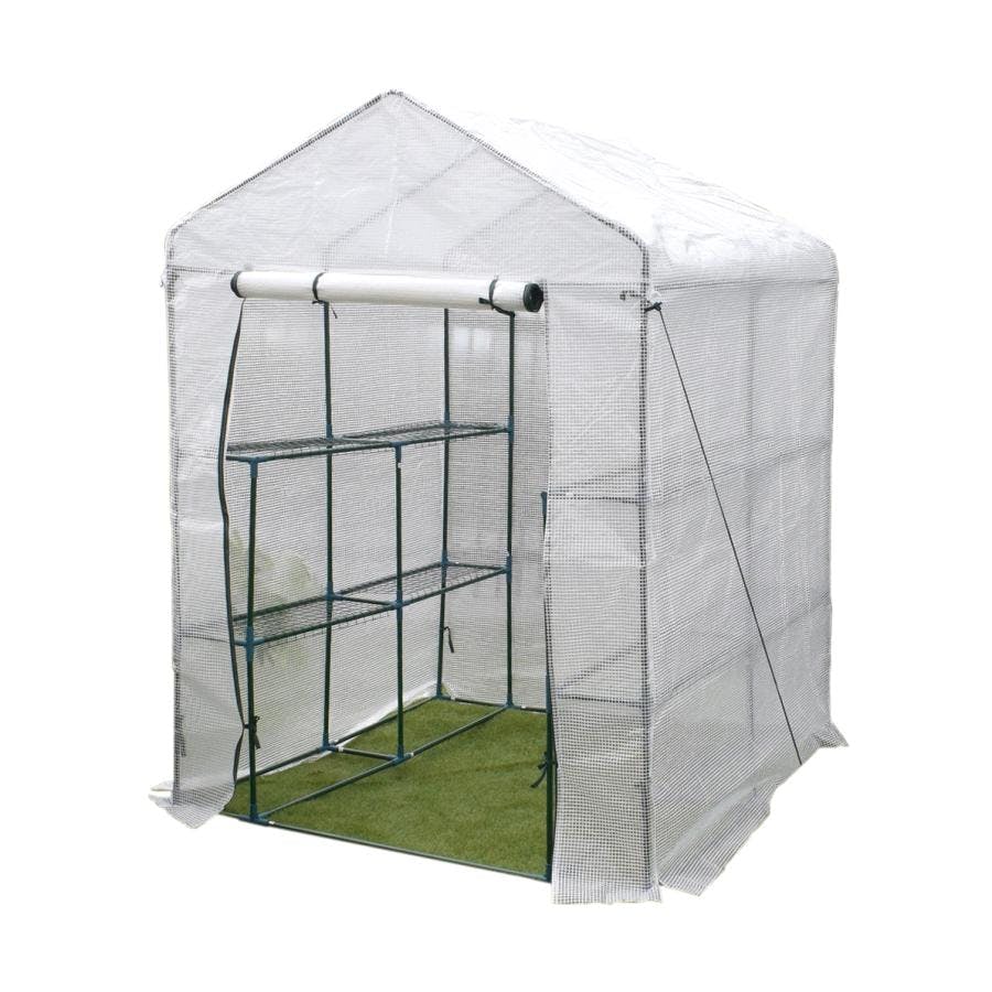 園芸用菜園ハウス 中 長さ143×幅143×高さ195cm 菜園ビニールハウス 温室ビニールハウス 【送料無料】