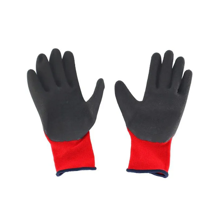 天然ゴム背抜き手袋 Lサイズ 10双入り #580 RedGrip レッドグリップ 【送料無料】