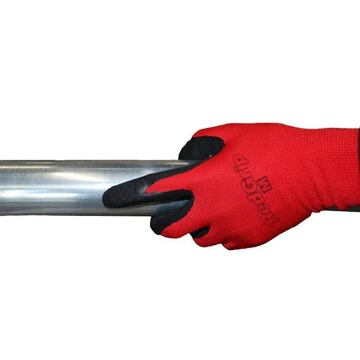 天然ゴム背抜き手袋 Mサイズ 10双入り #580 RedGrip レッドグリップ 【送料無料】