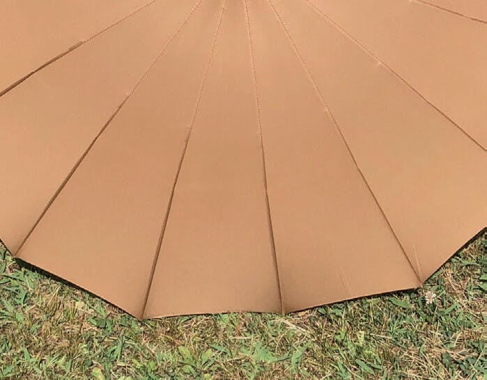 台風にも耐えられる16本骨傘  【江戸茶】  【送料込み】 ＃4573123421039 flife