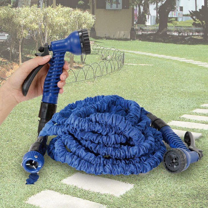 約3倍に伸びる伸縮ホース    【送料込み】 ＃4580244188901 flife