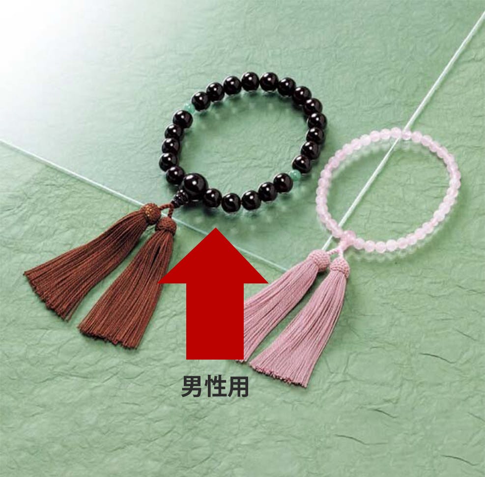 紫檀念珠・紅水晶念珠  【男性用】【紫檀】 【送料込み】 ＃4589978810539 flife