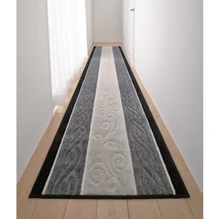 日本製 ふかふかロングパイル廊下敷 【80×700cm】【グレー】 【送料込み】 #4589978826448 flife